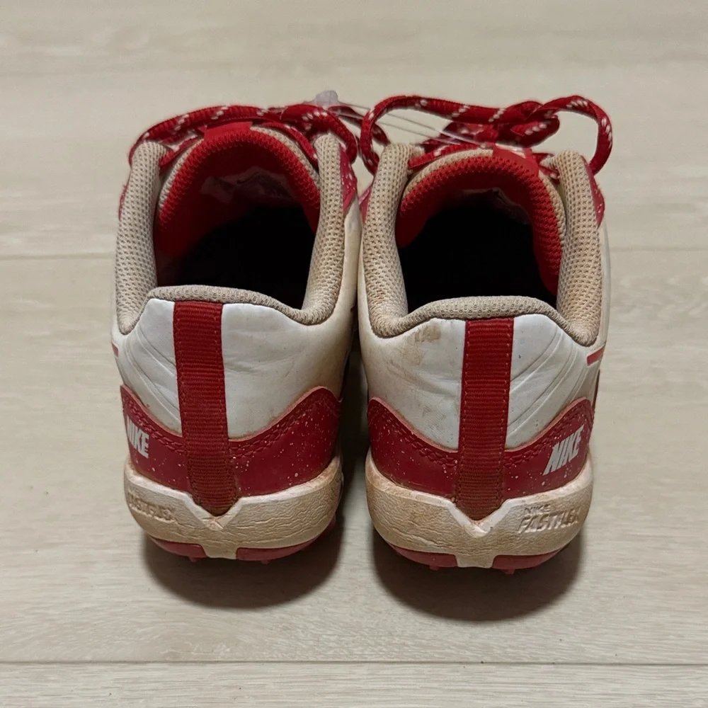 ✨ Nike Kids Red and White Cleats